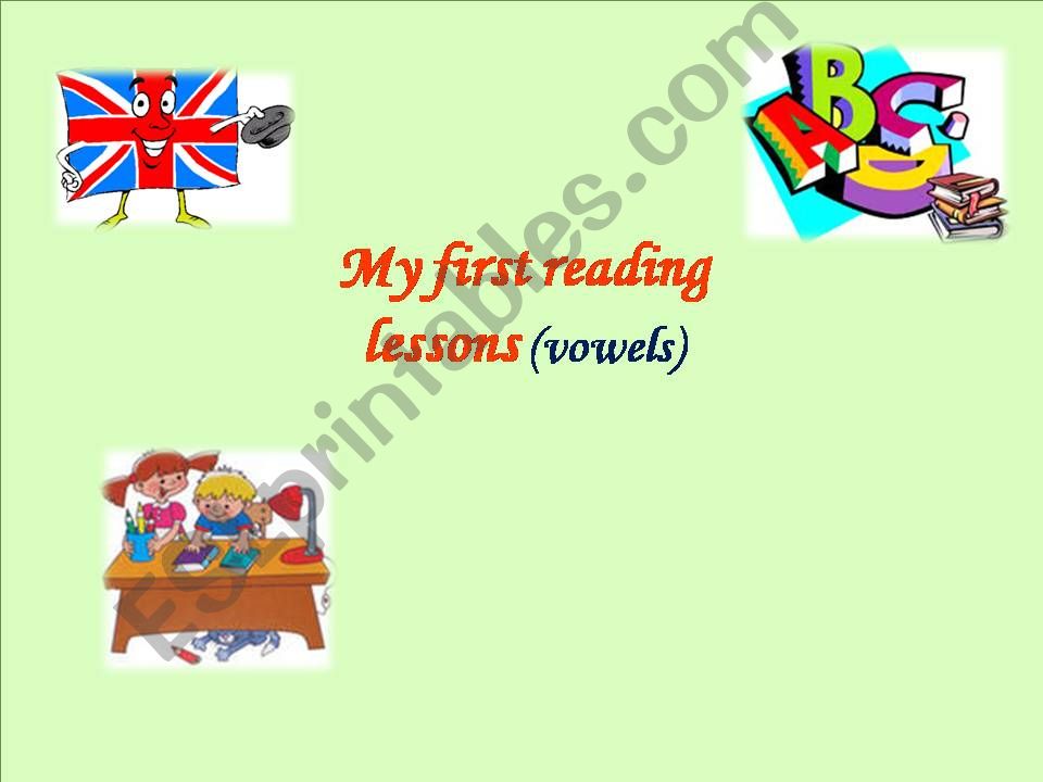 My first reading  powerpoint