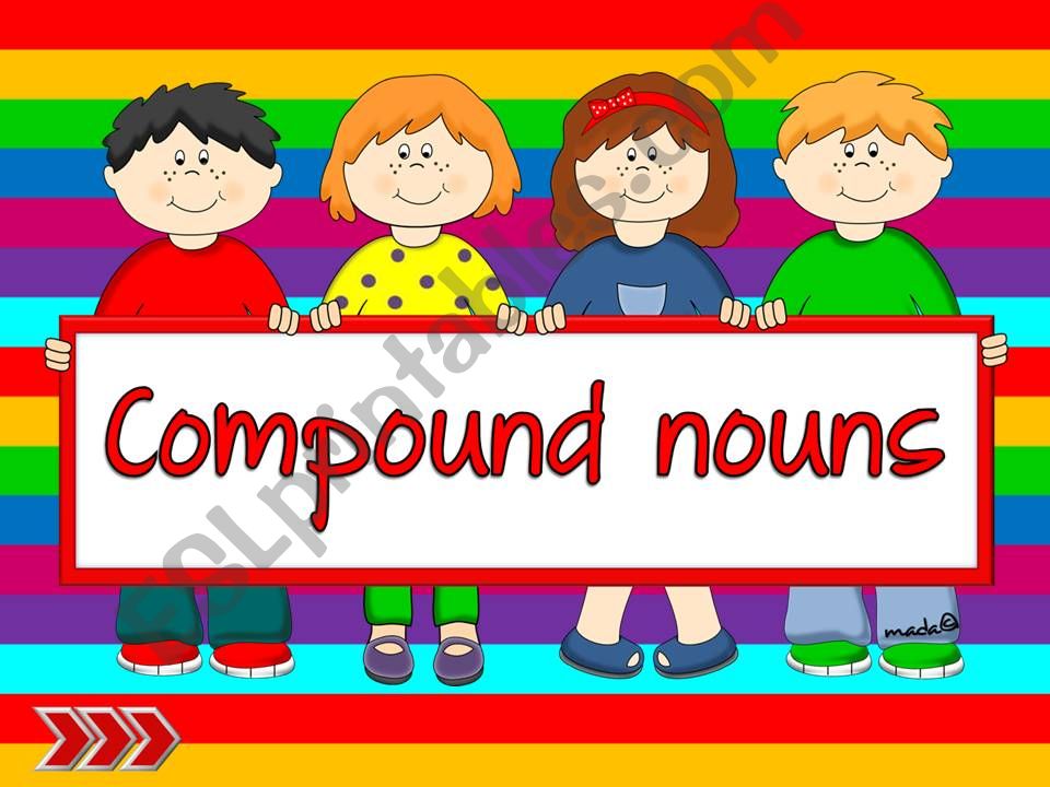 Compound nouns - GAME (3) powerpoint