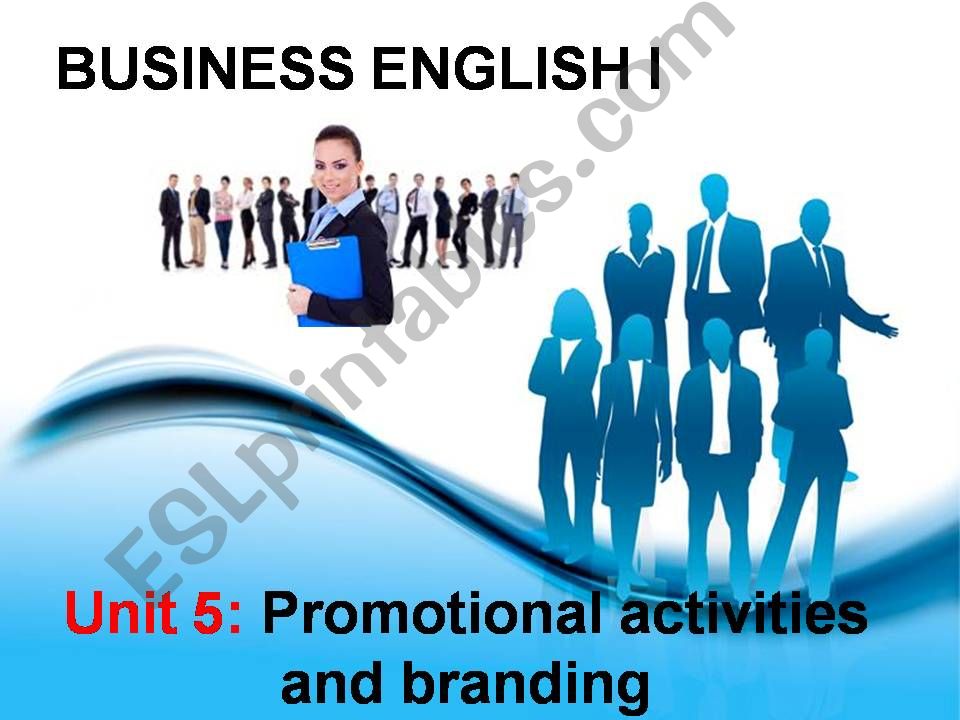 Promotional activities and branding