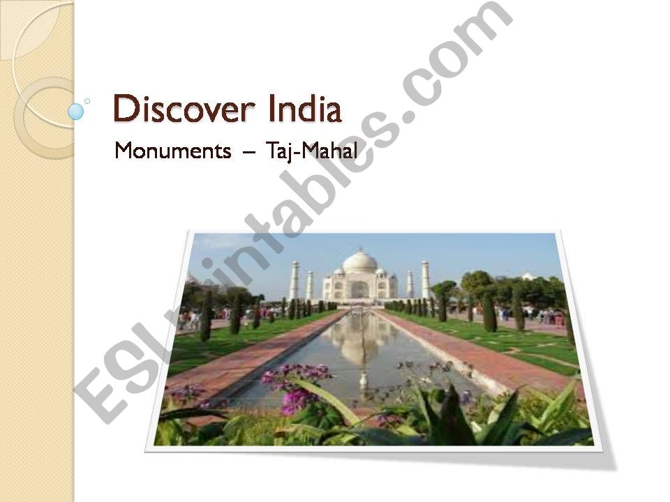 Taj Mahal powerpoint