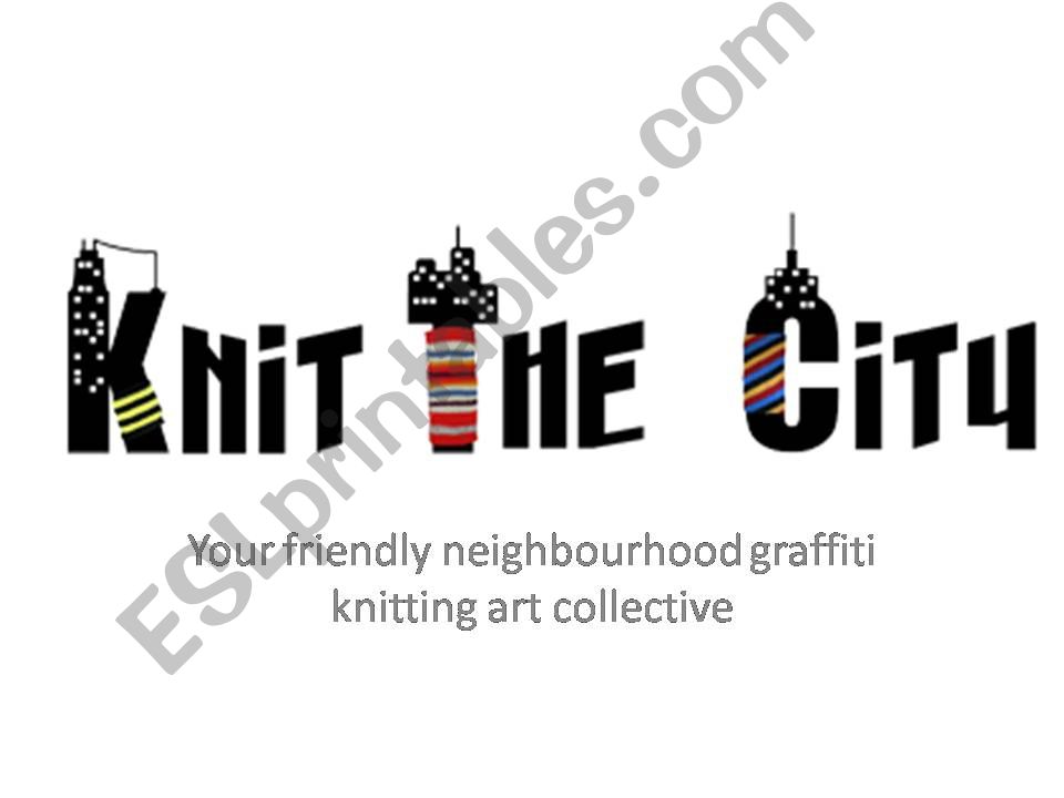 Knit The City powerpoint