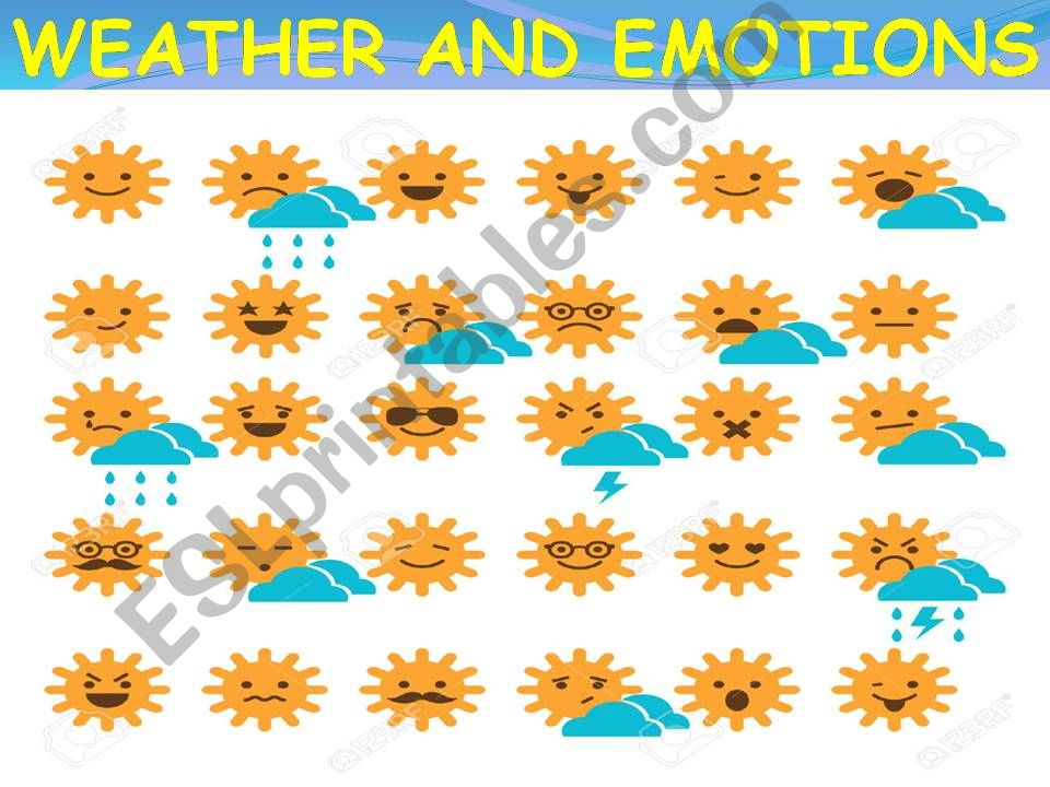 Weather and Emotions powerpoint