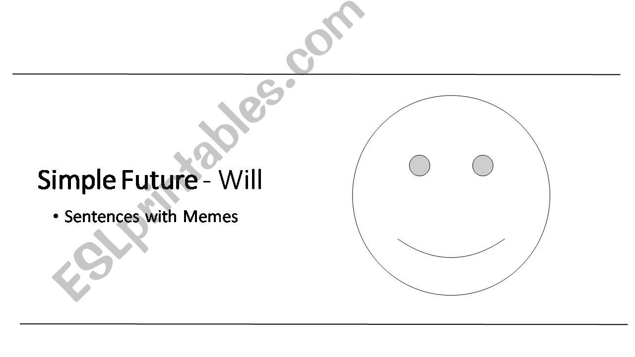 Simple Future - Will (Memes) powerpoint