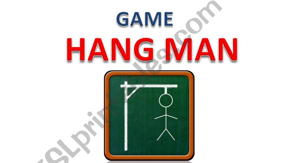 how to designed game Hangman on Powerpoint