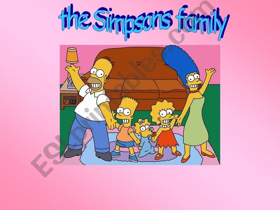 The Simpson Family powerpoint