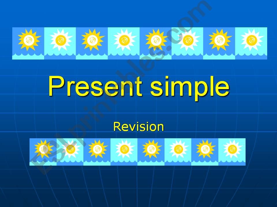 Present simple powerpoint