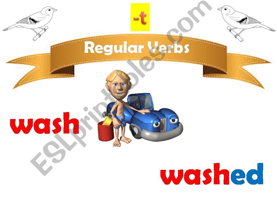 THE SIMPLE PAST TENSE   (regular verbs)  2