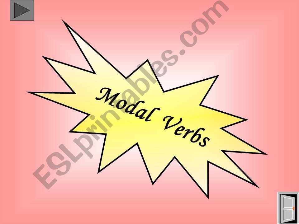 modal verbs powerpoint