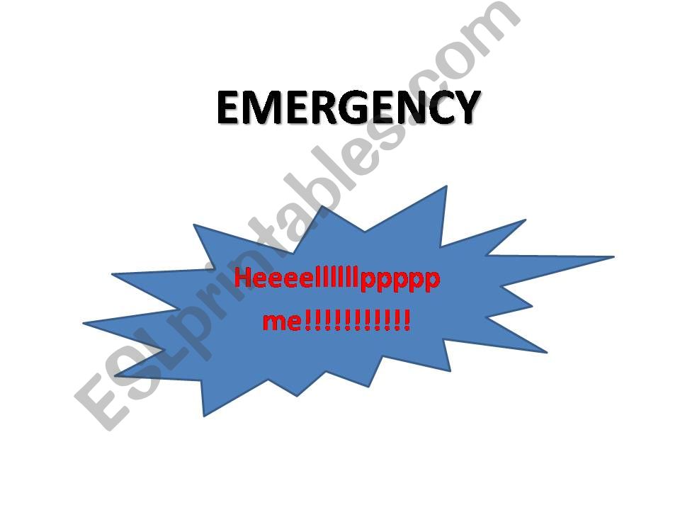 Emergency phrases powerpoint