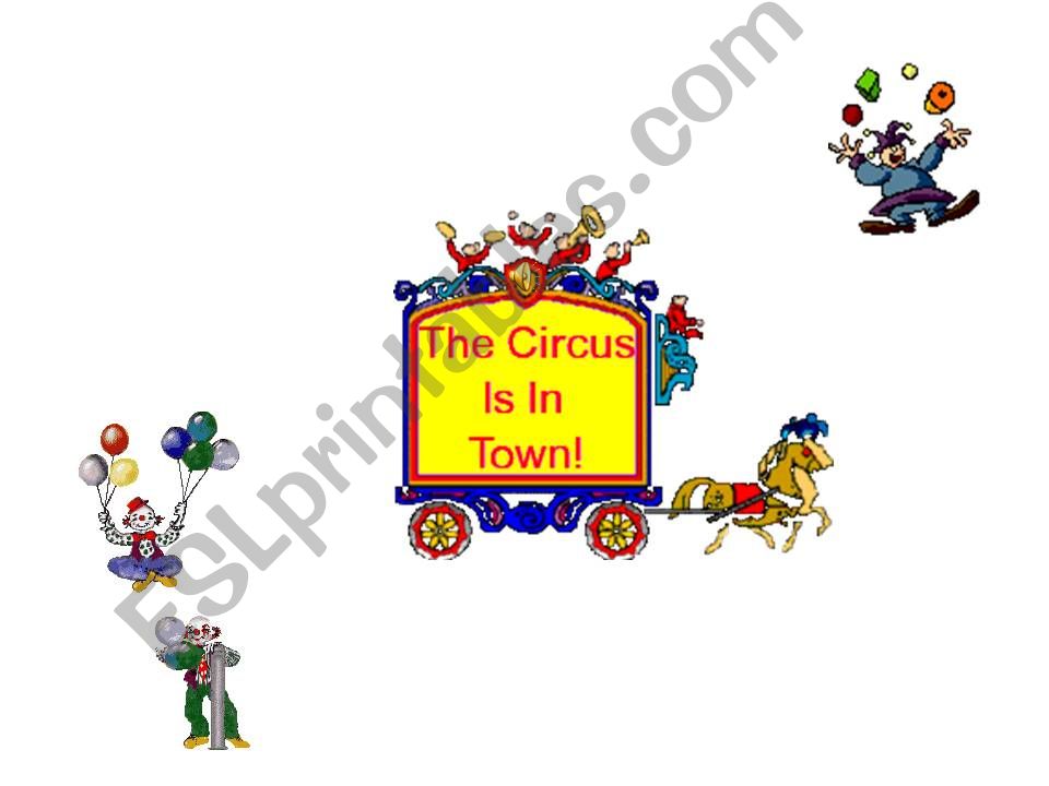 circus jobs vocabulary powerpoint