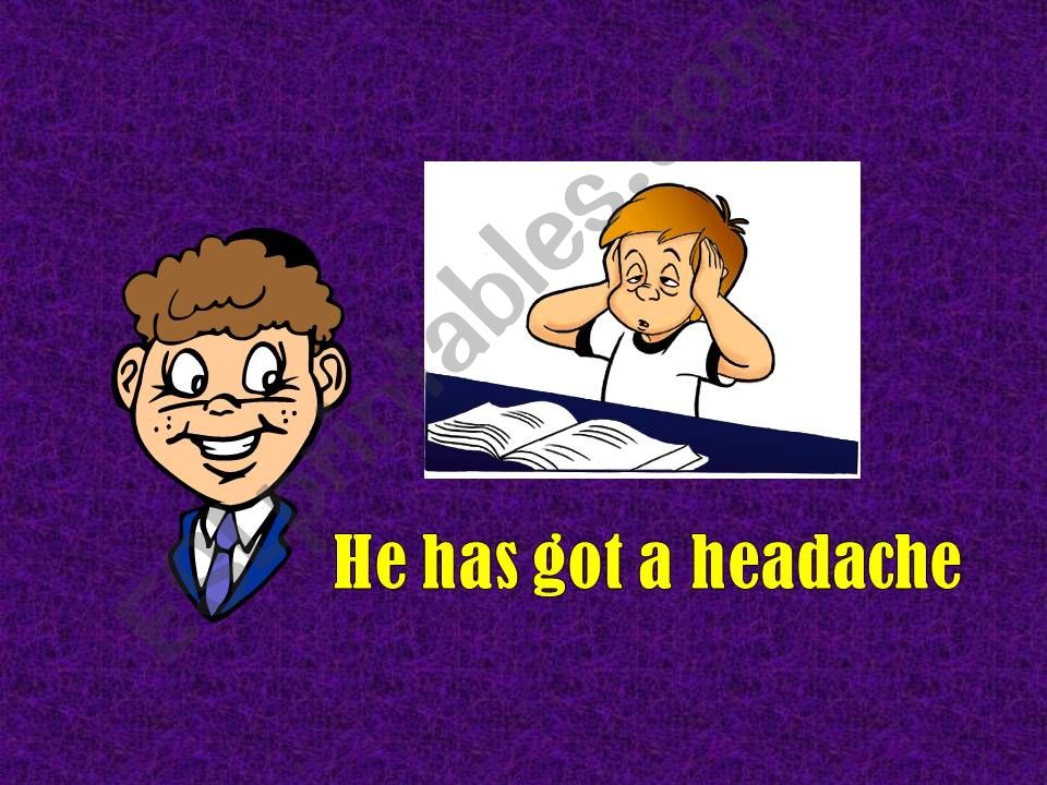 Body parts+illnesses powerpoint