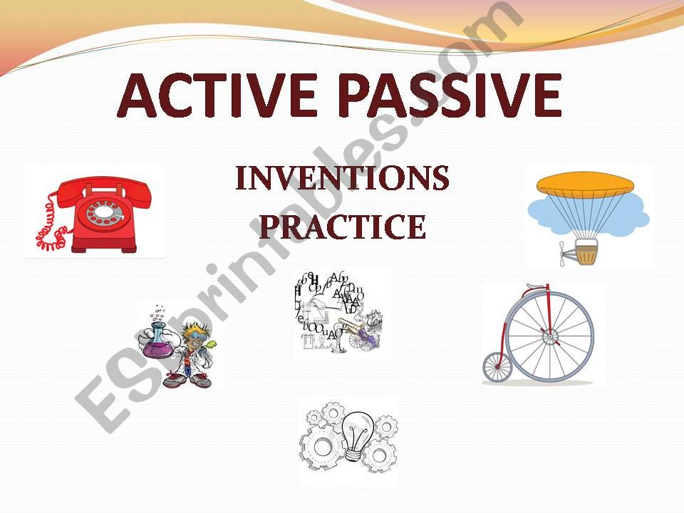 PASSIVE ACTIVE FORM powerpoint