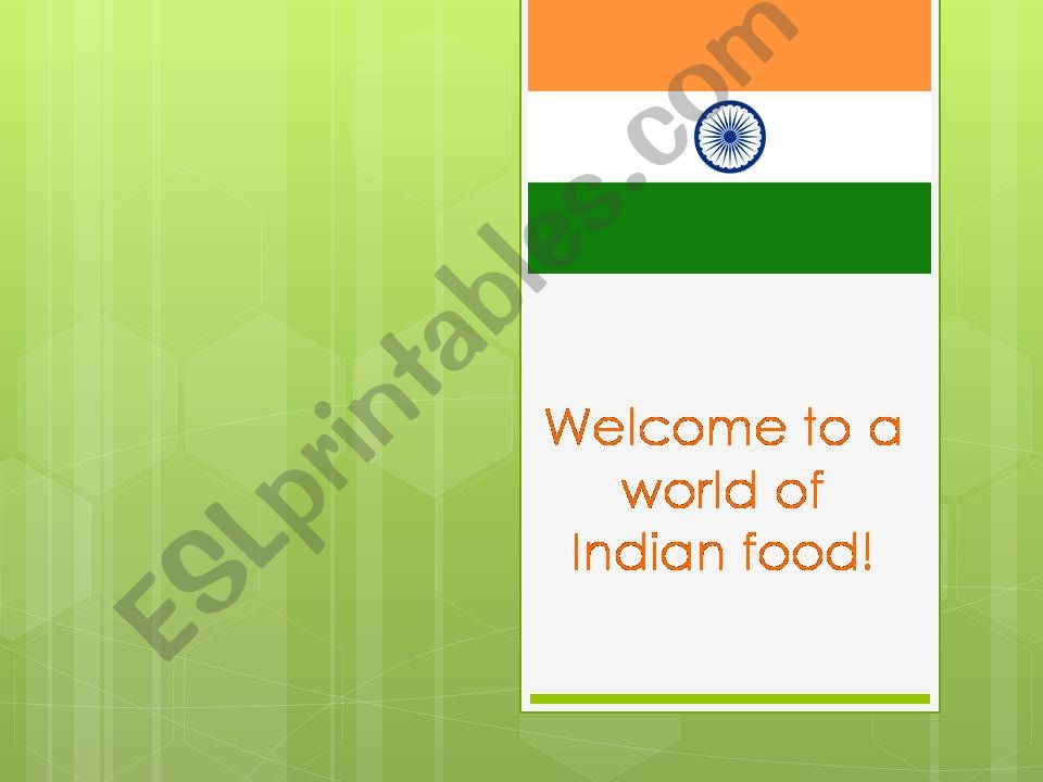 Indian cuisine powerpoint