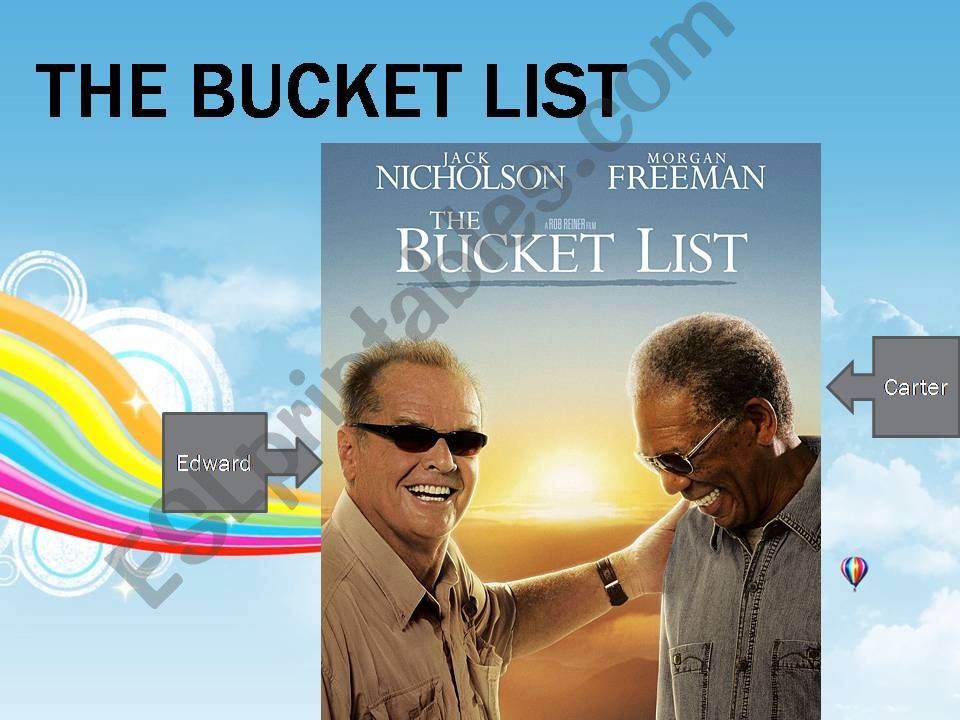 The Bucket List powerpoint