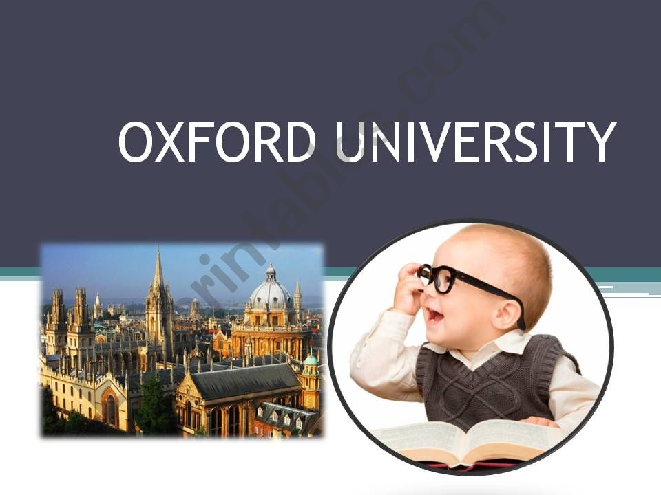 Oxford University powerpoint