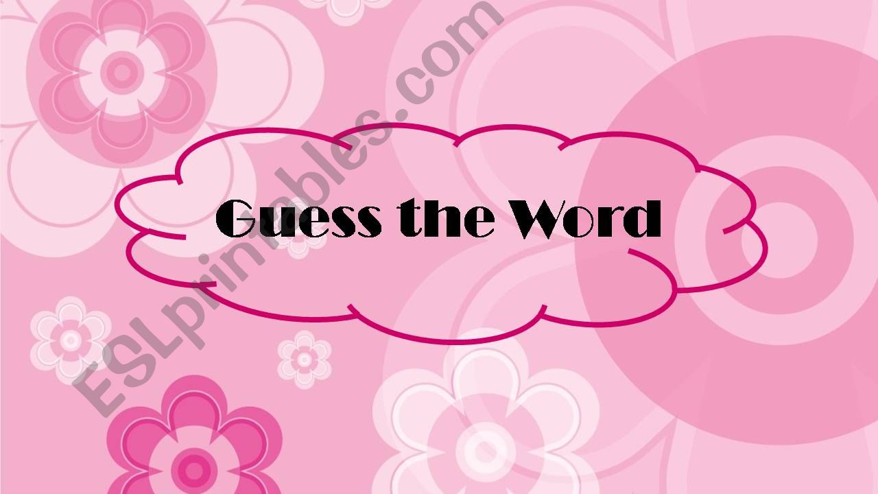 Introducing New Vocab Game powerpoint