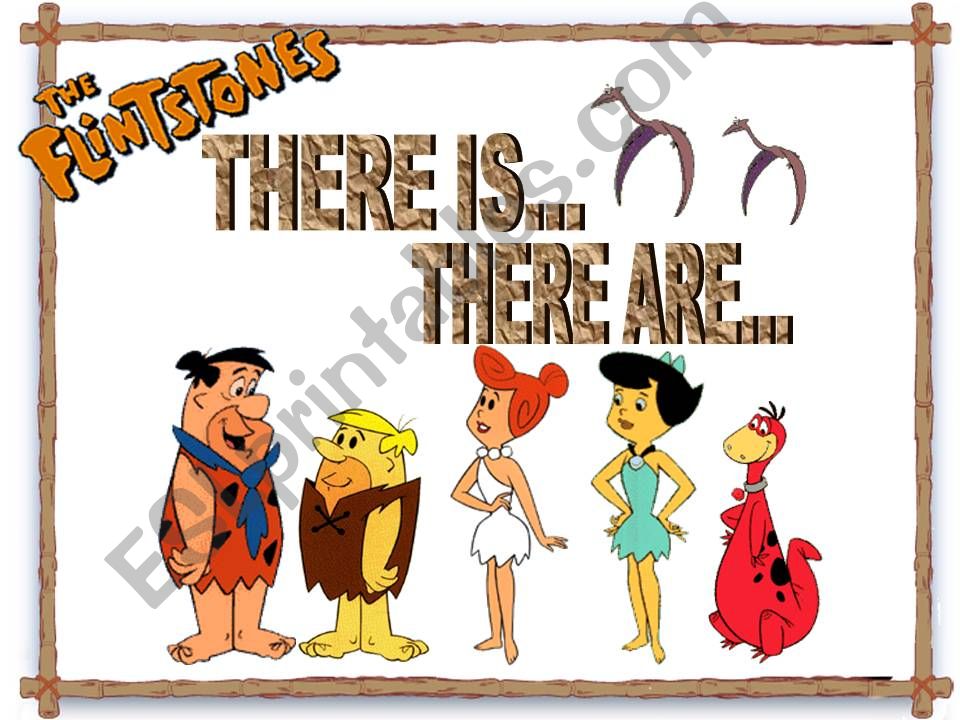 THERE IS... THERE ARE... + UNCOUNTABLES (w/The Flintstones!)