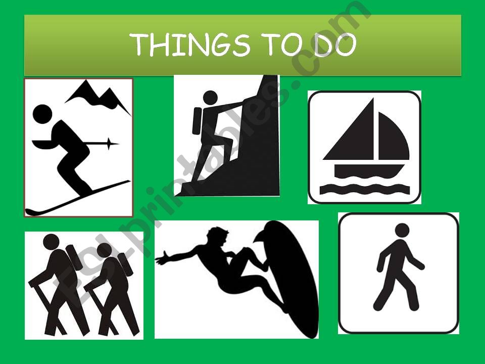 Outdoor activities powerpoint