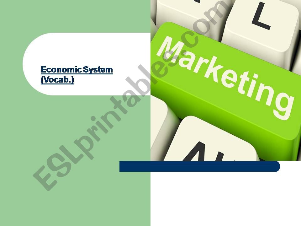 ecnomic system  powerpoint