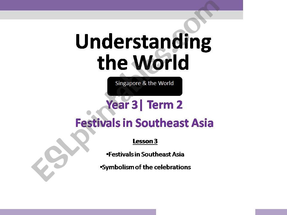 Festivals in Indonesia & Malaysia