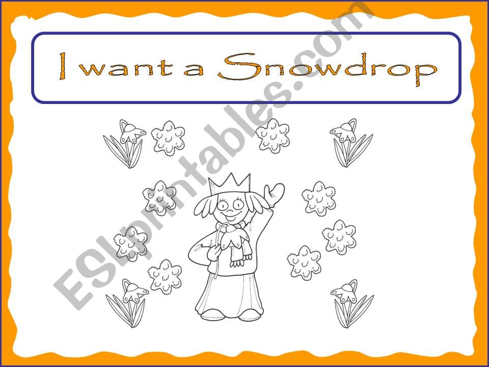 I want a Snowdrop - A Winter Story