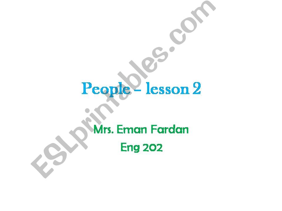 physical appearance powerpoint
