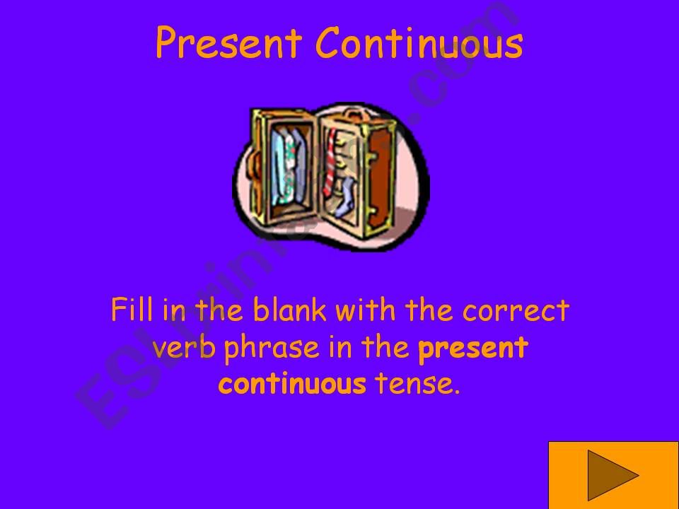 present continuous powerpoint