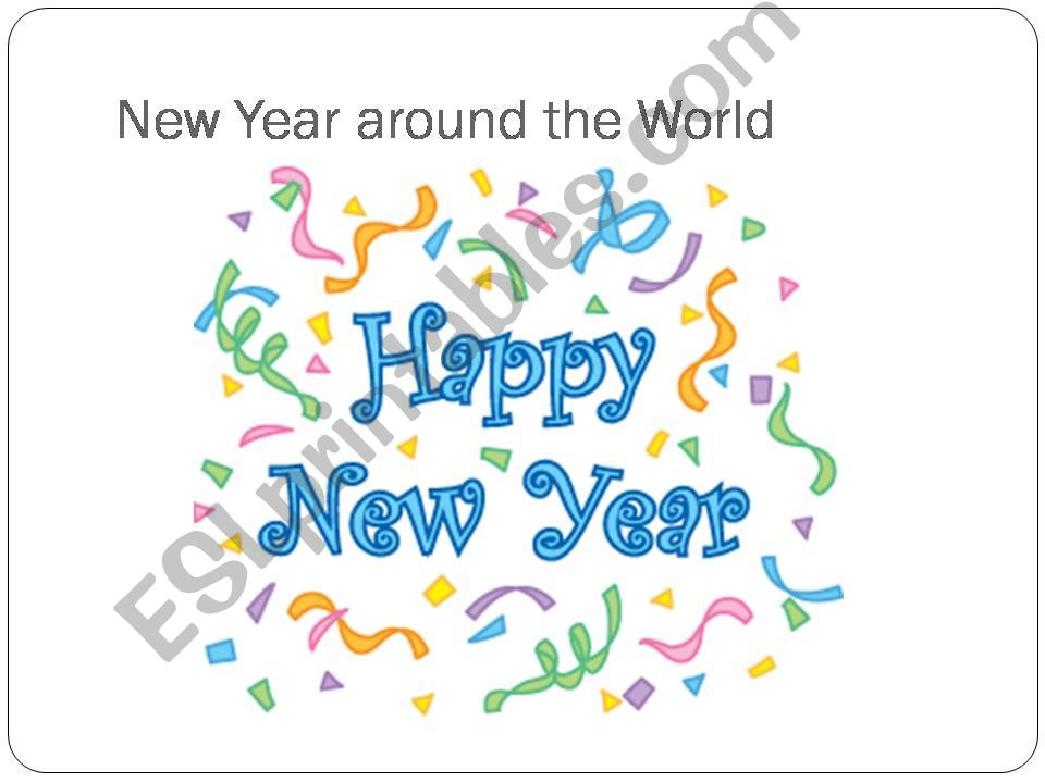 New Year around the world powerpoint