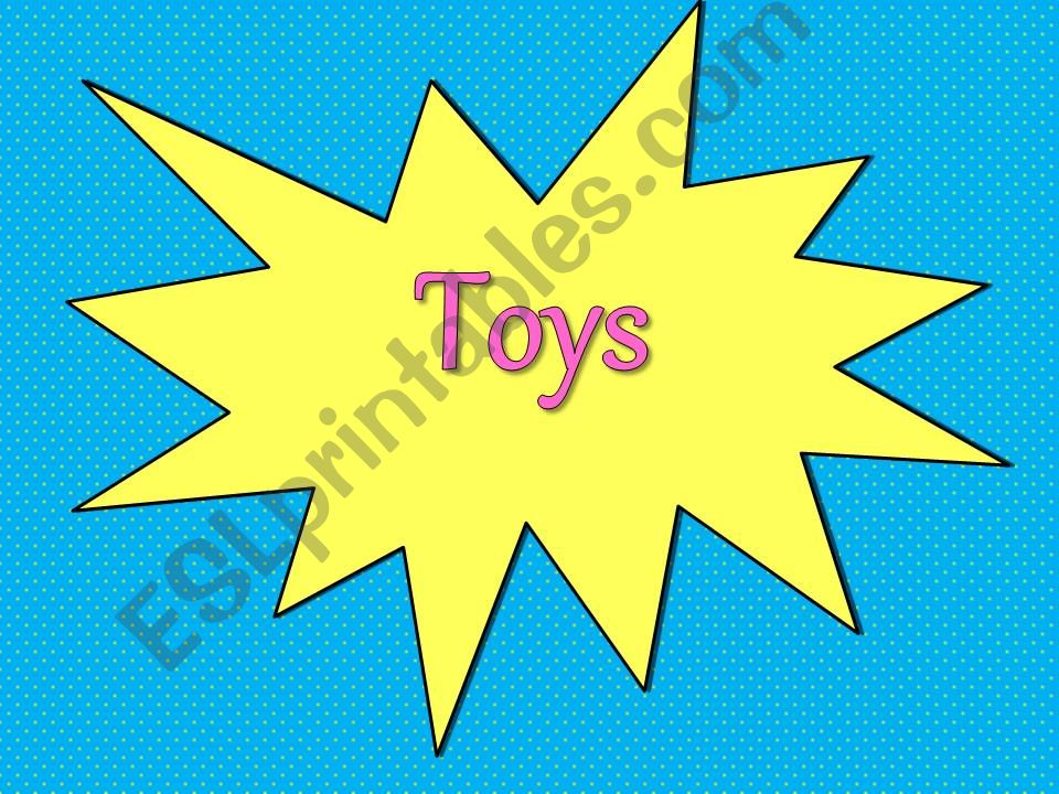 Toys presentation powerpoint