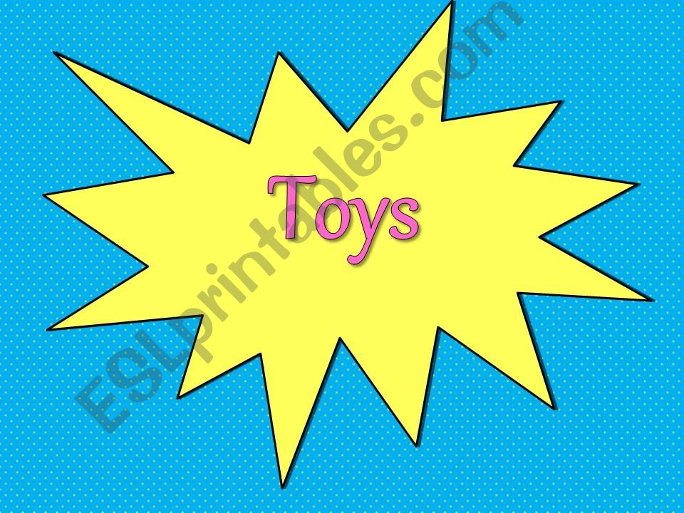 Toys presentation powerpoint