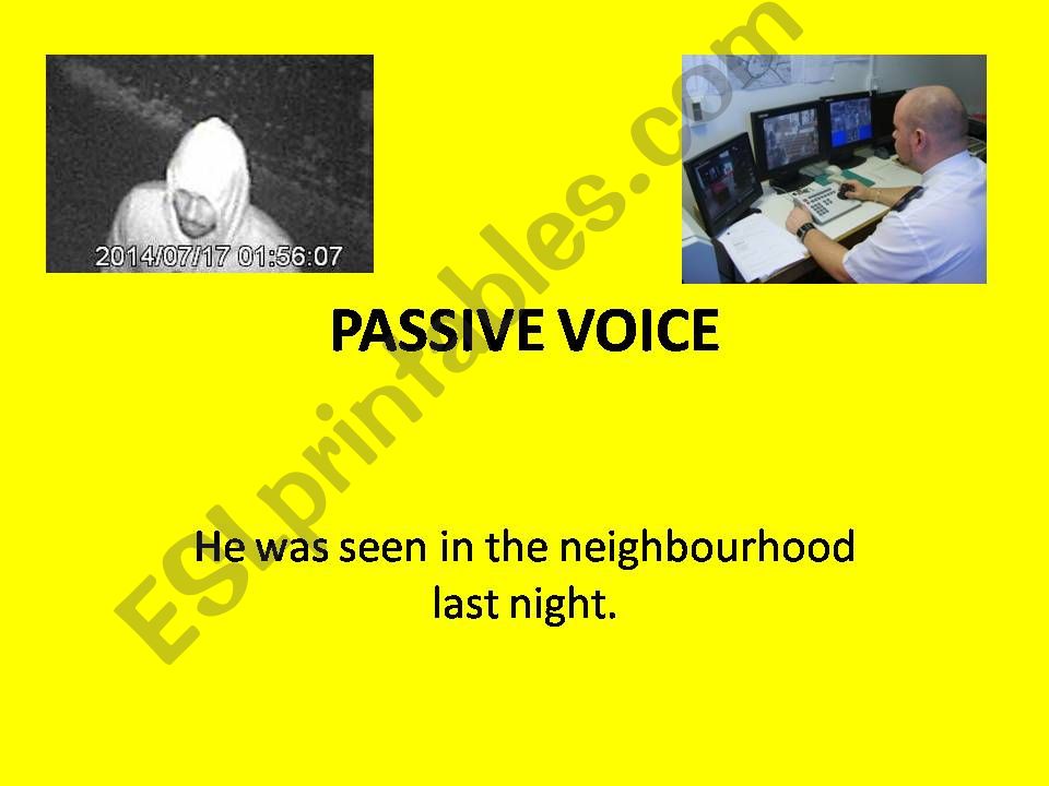 Passive Voice powerpoint