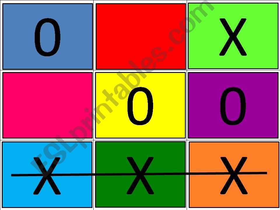 tic tac toe  game animals and fruits