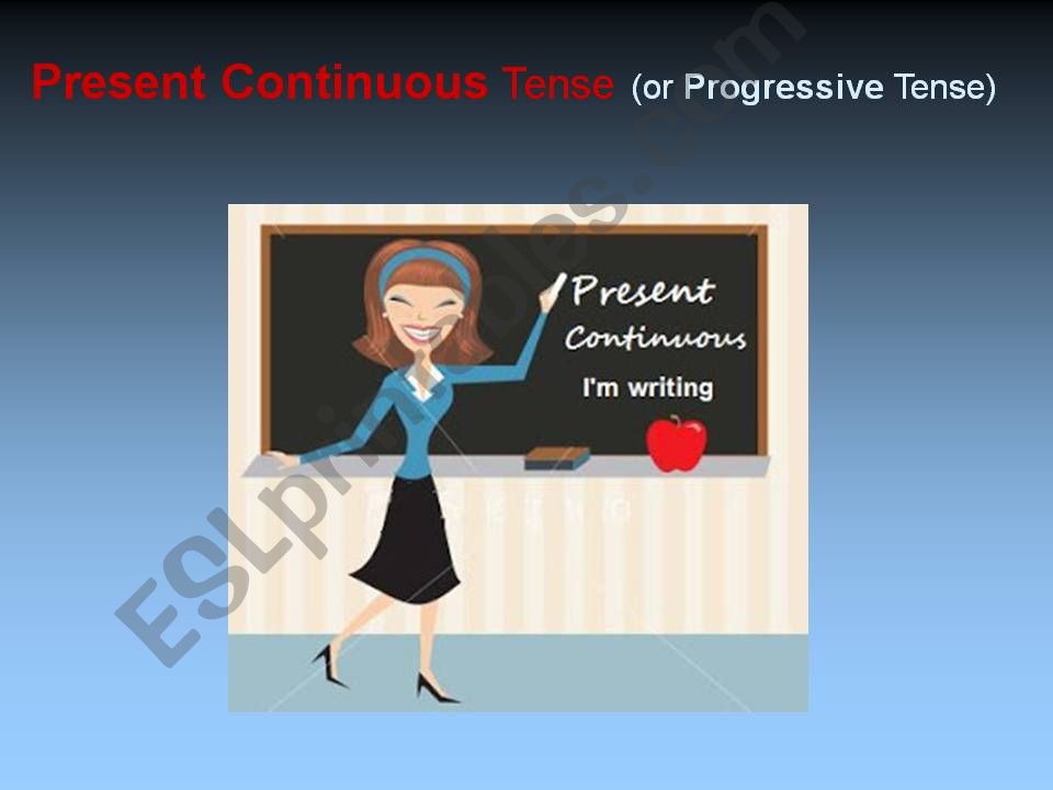 Present Continuous Tense powerpoint