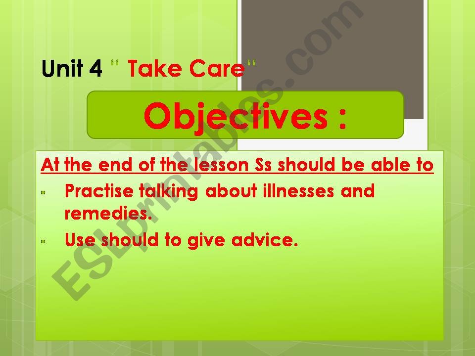 diseases and advice powerpoint