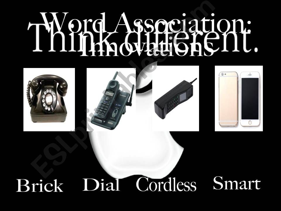 WORD ASSOCIATIONS: INNOVATIONS (Apple Company theme)