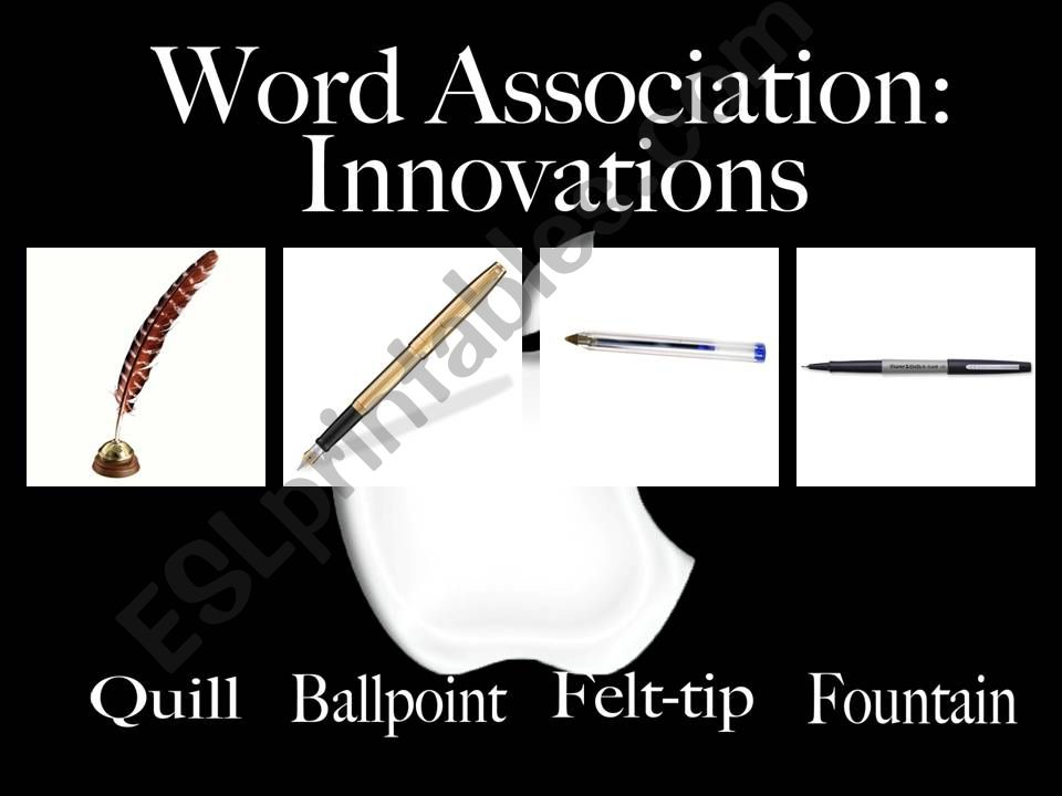 WORD ASSOCIATIONS: INNOVATIONS #2 (Apple Company theme)