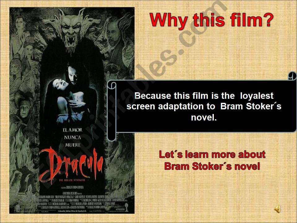 Dracula by Coppola powerpoint