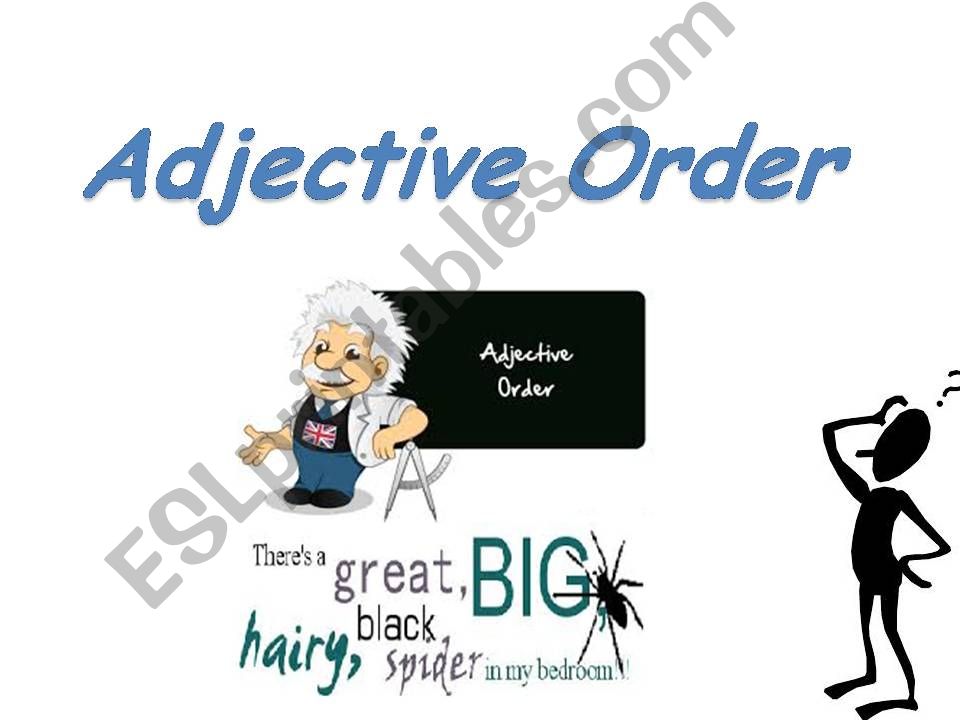 Adjectives Order powerpoint