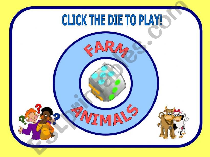 FARM ANIMALS GAME powerpoint