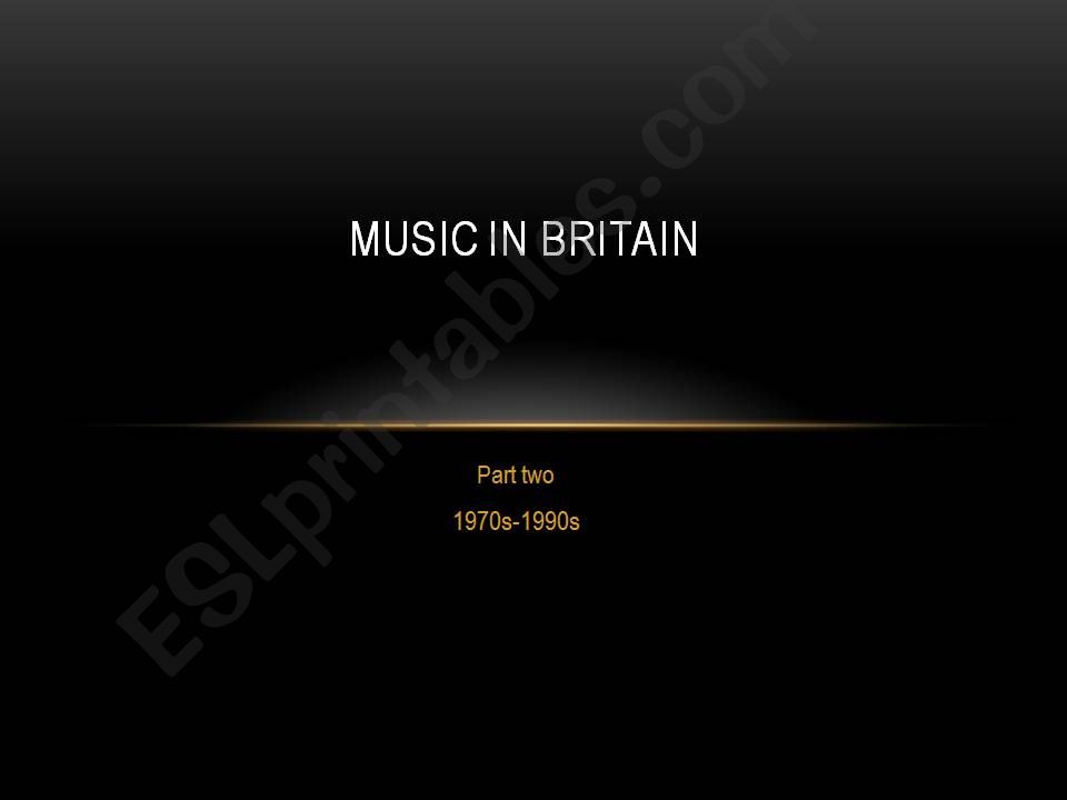 Music in Britain powerpoint