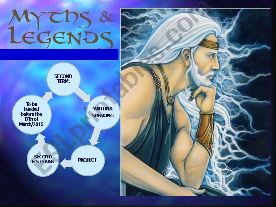 MYTHS AND LEGENDS. powerpoint