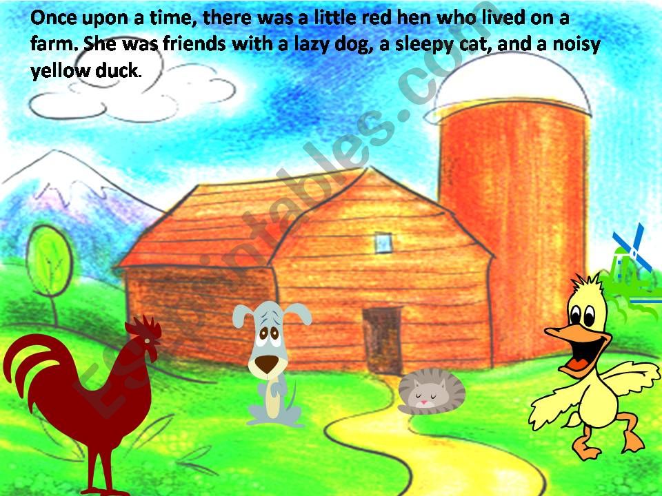 The Little Red Hen powerpoint