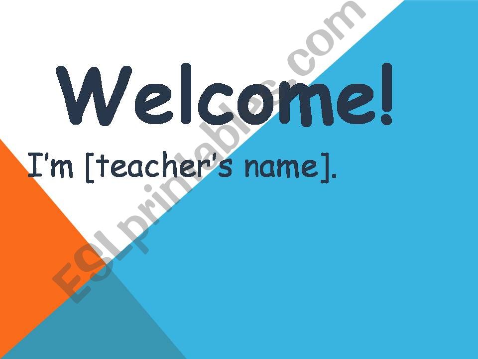 Introduction Lesson powerpoint