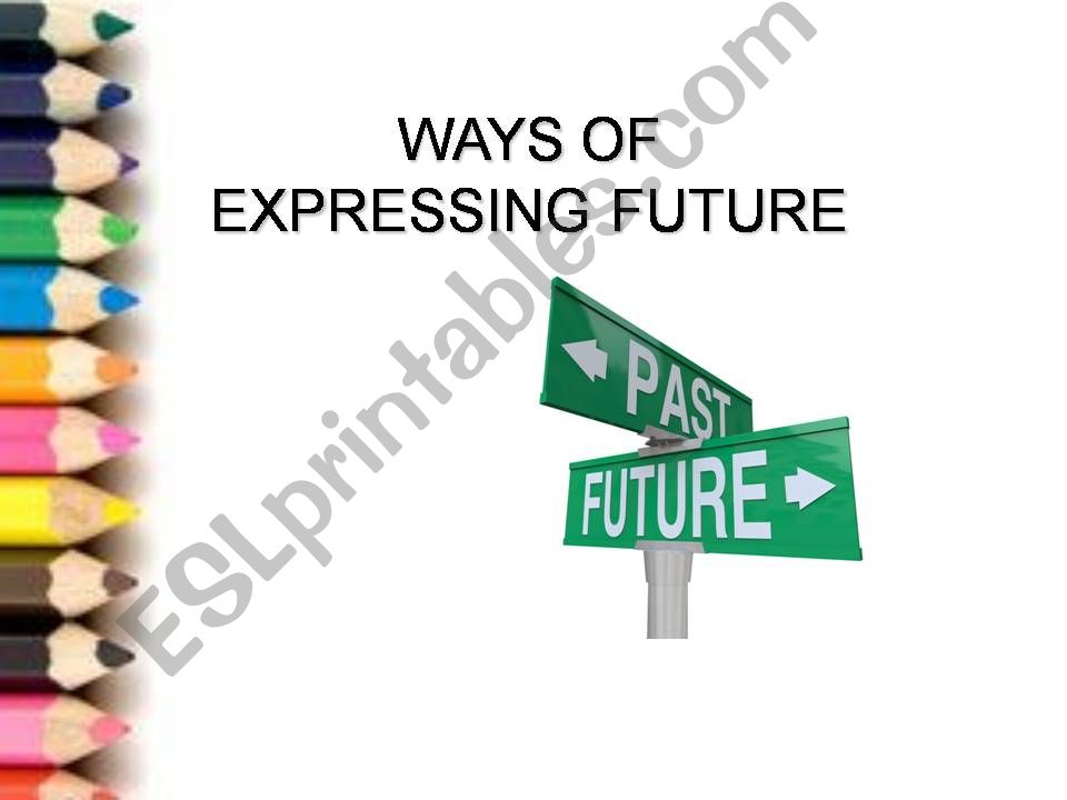 Ways of expressing future powerpoint