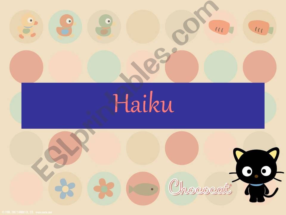 HAIKU 2 powerpoint