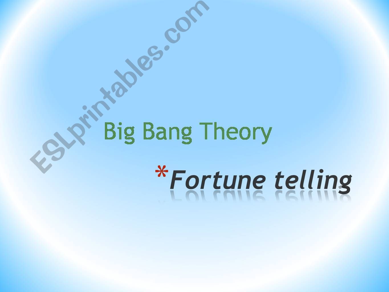 The Big Bang Theory - Fortune Telling - Predictions