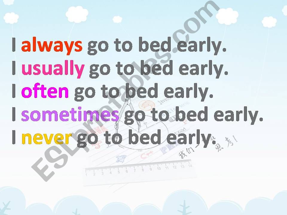 Frequency Adverbs powerpoint