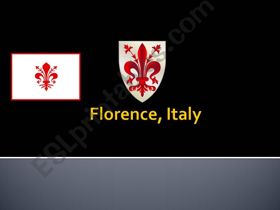 Florence, Italy powerpoint