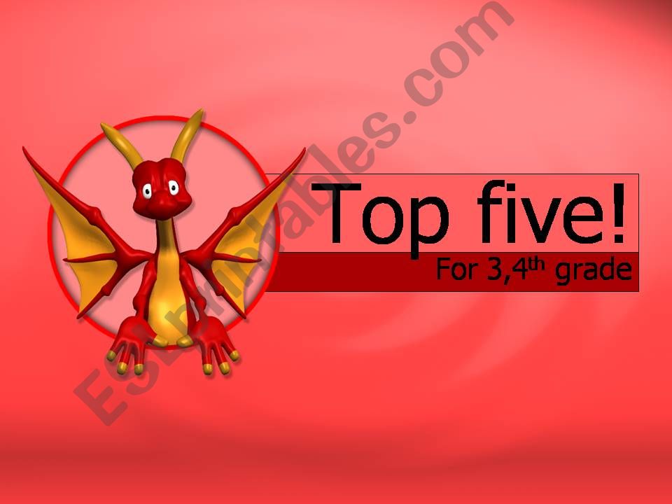 Top five game powerpoint