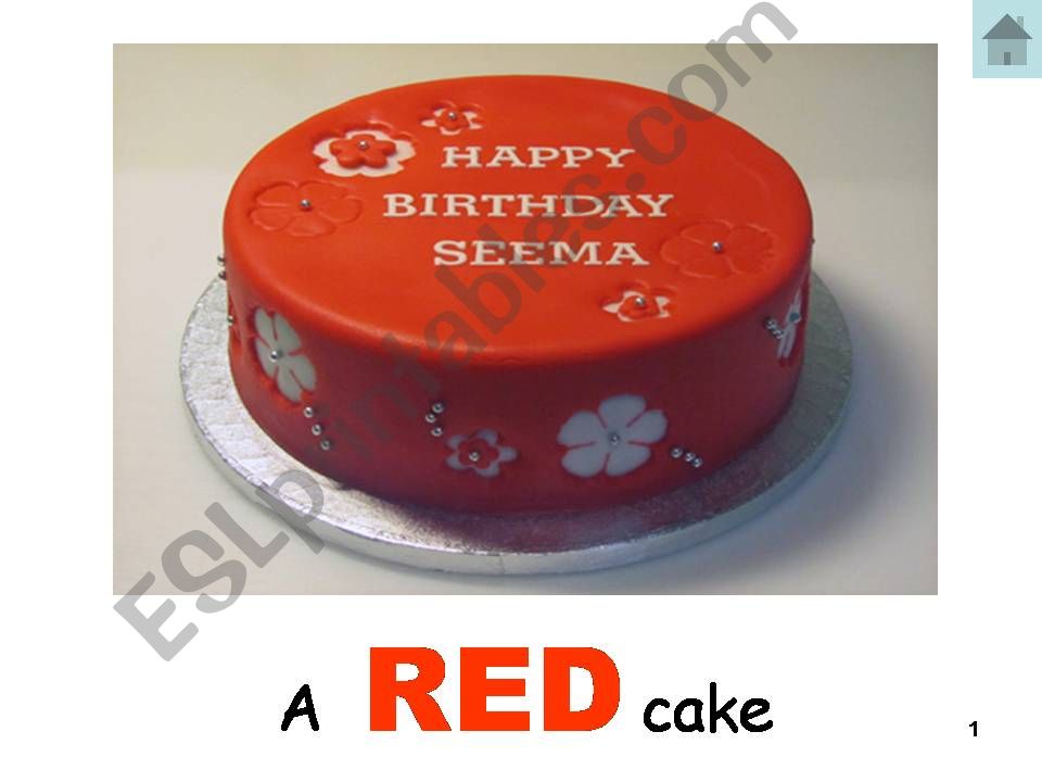 color cake powerpoint